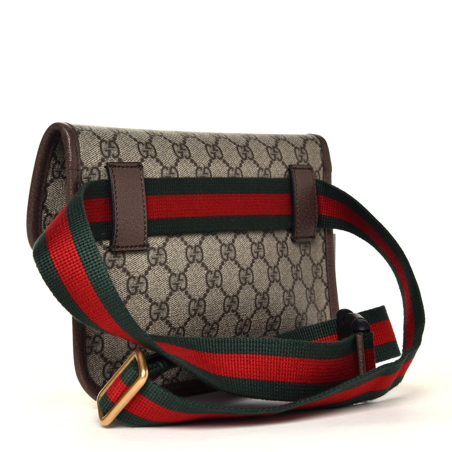 Gucci GG Supreme Monogram Neo Vintage Web Belt Bag Brown 3 of 8