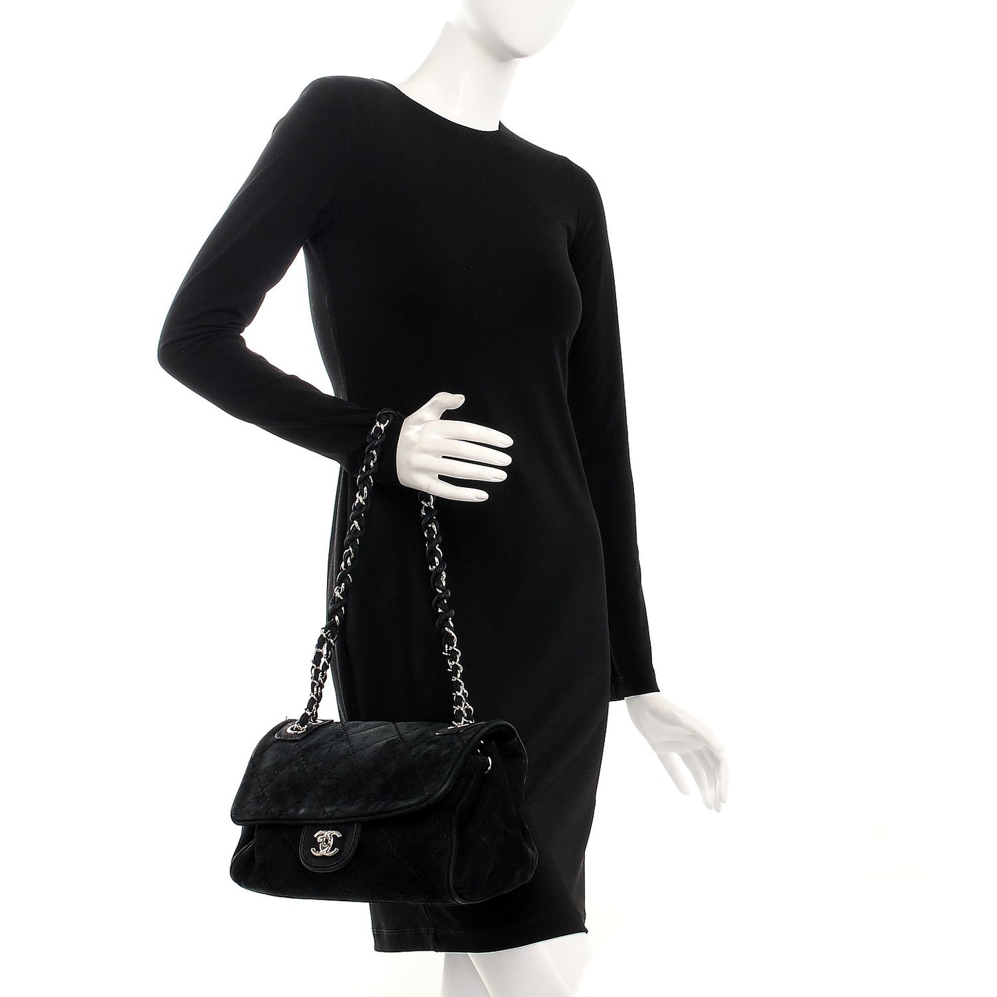Suede Ultimate Stitch Flap Black