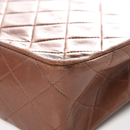 Chanel Lambskin Quilted Mini Square Flap Brown 13 of 17
