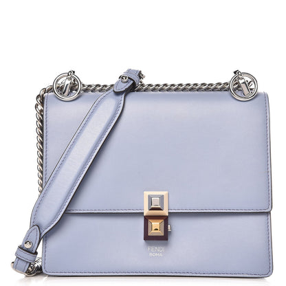 Fendi Vitello Liberty Studded Small Kan I Shoulder Bag Azzurro Sky Multicolor 1 of 14
