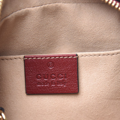 Gucci Suede Calfskin Web Mini Ophidia Shoulder Bag New Blue Romantic Cherry 5 of 12
