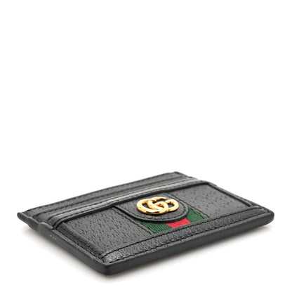 Gucci Calfskin Web GG Ophidia Card Holder Black 4 of 7