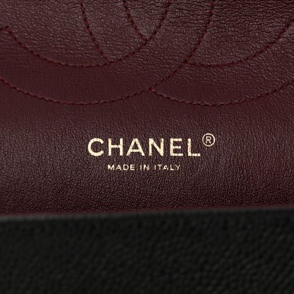 Chanel Caviar Quilted Jumbo Double Flap Black 6 of 12
