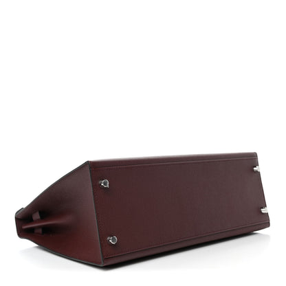 Hermes Epsom Horseshoe Kelly Sellier 32 Bordeaux 3 of 13