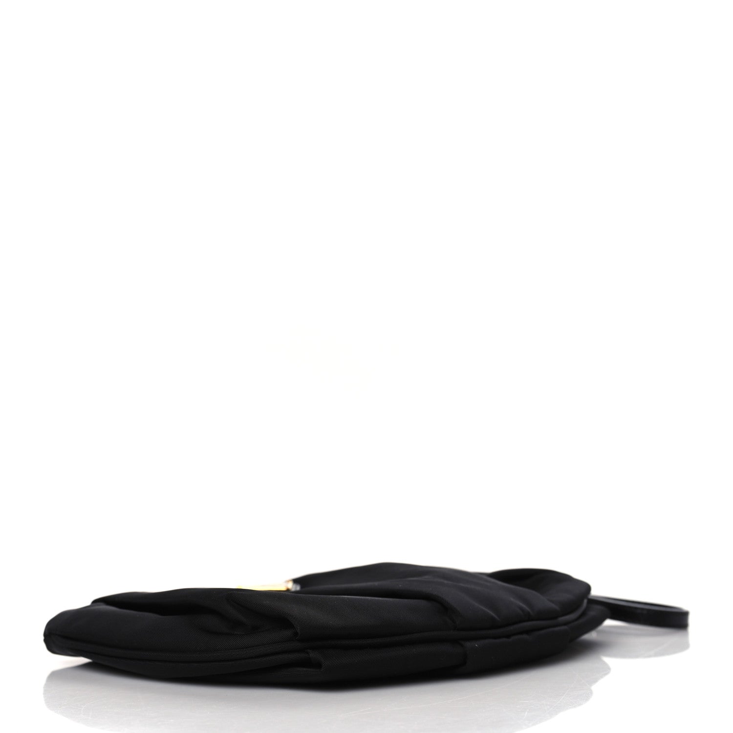 Prada Tessuto Nylon Wristlet Clutch Black 4 of 7