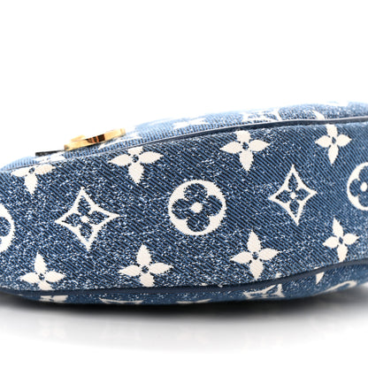 Louis Vuitton Monogram Jacquard Denim Loop Bleu 8 of 9