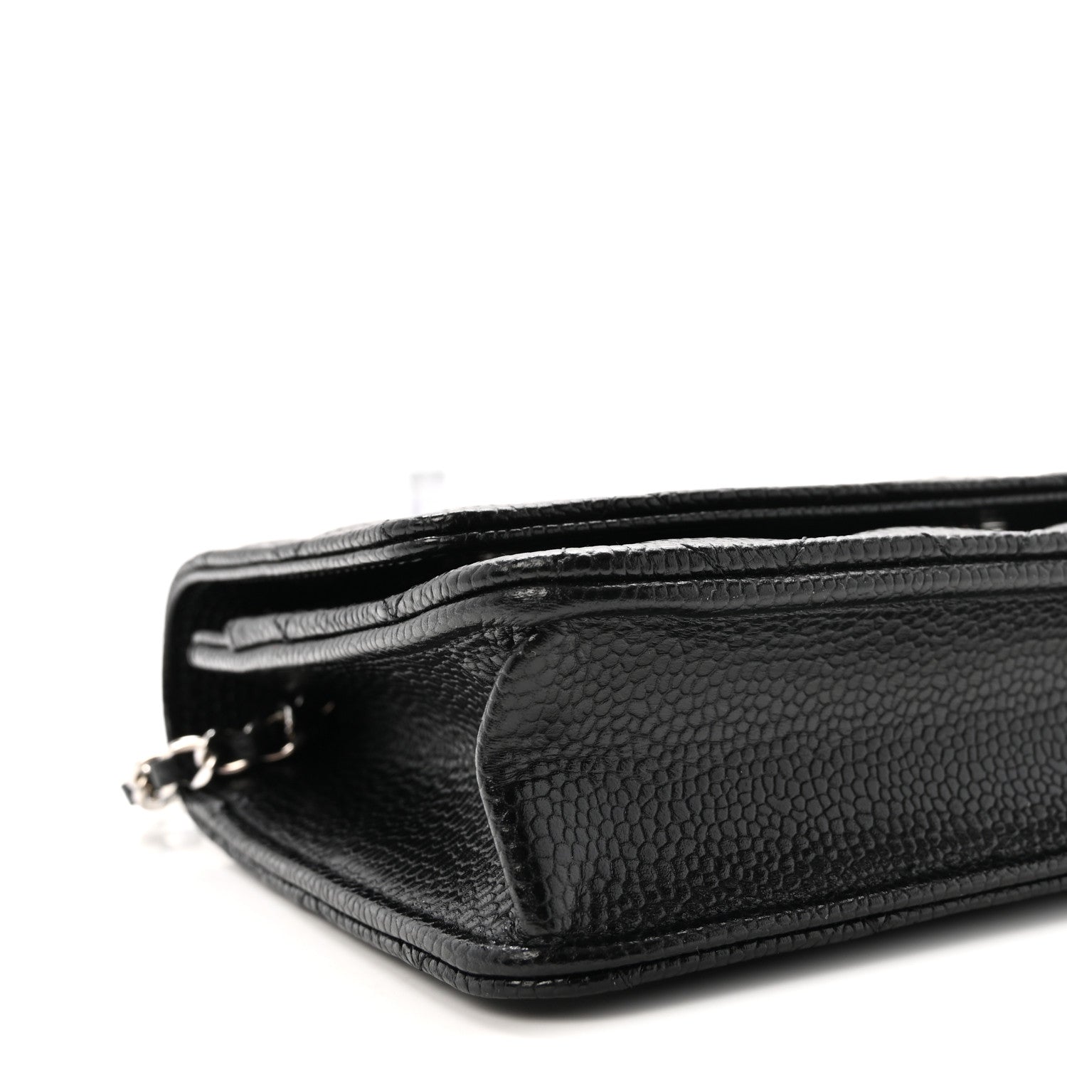 Chanel Caviar Quilted Wallet on Chain WOC Black 10 of 12