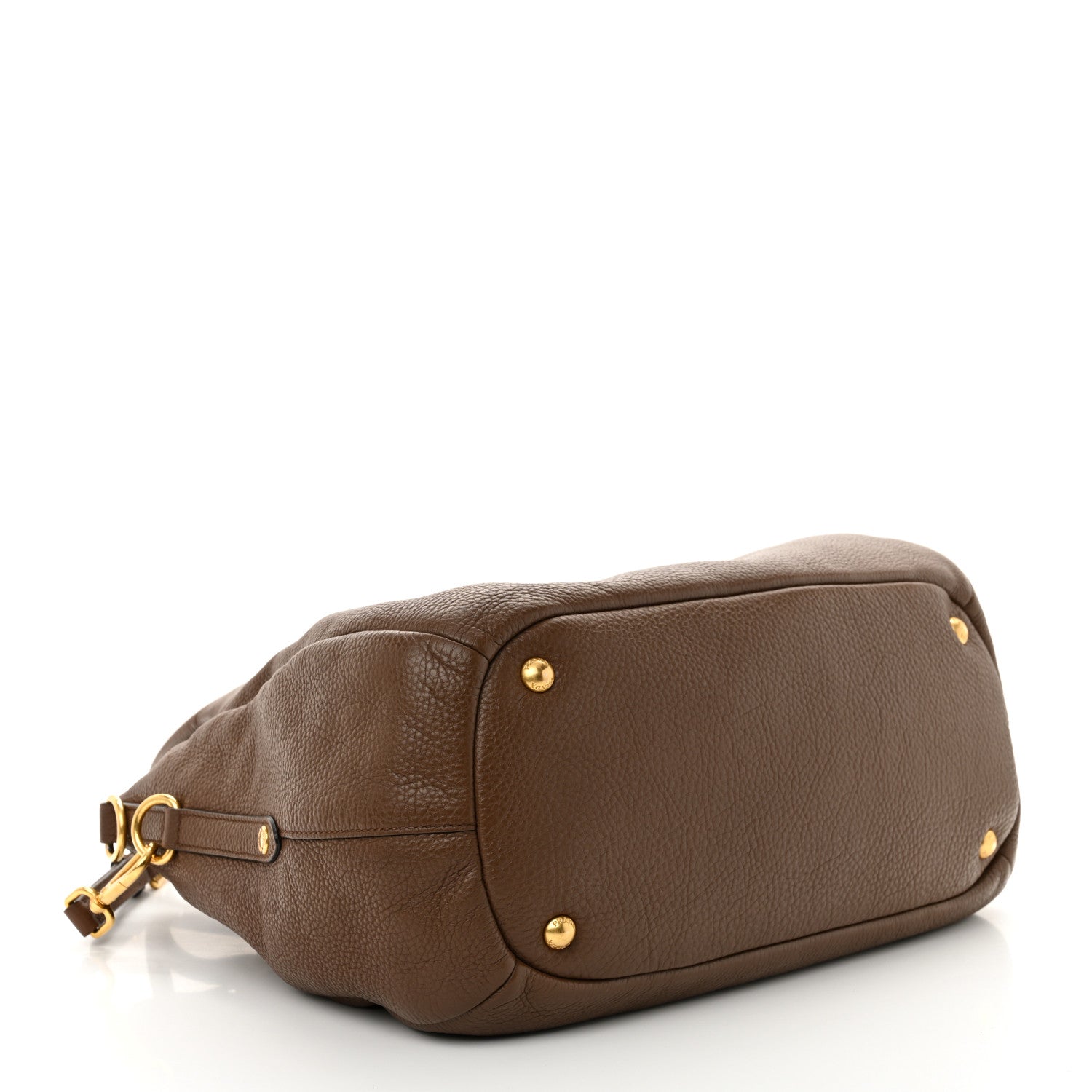 Prada Vitello Daino Shoulder Bag Tabacco 4 of 10