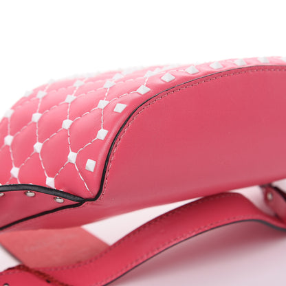 Valentino Garavani Lambskin Free Rockstud Spike Belt Bag Shadow Pink 7 of 8