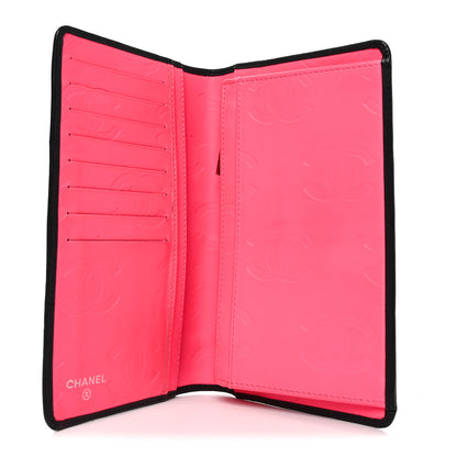 Chanel Calfskin Quilted Cambon Yen Wallet Black 5 of 7