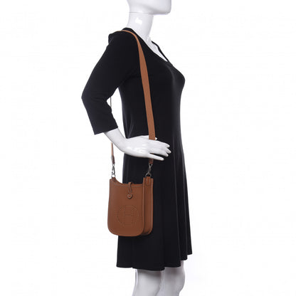 Hermes Taurillon Clemence Evelyne TPM Gold 2 of 11