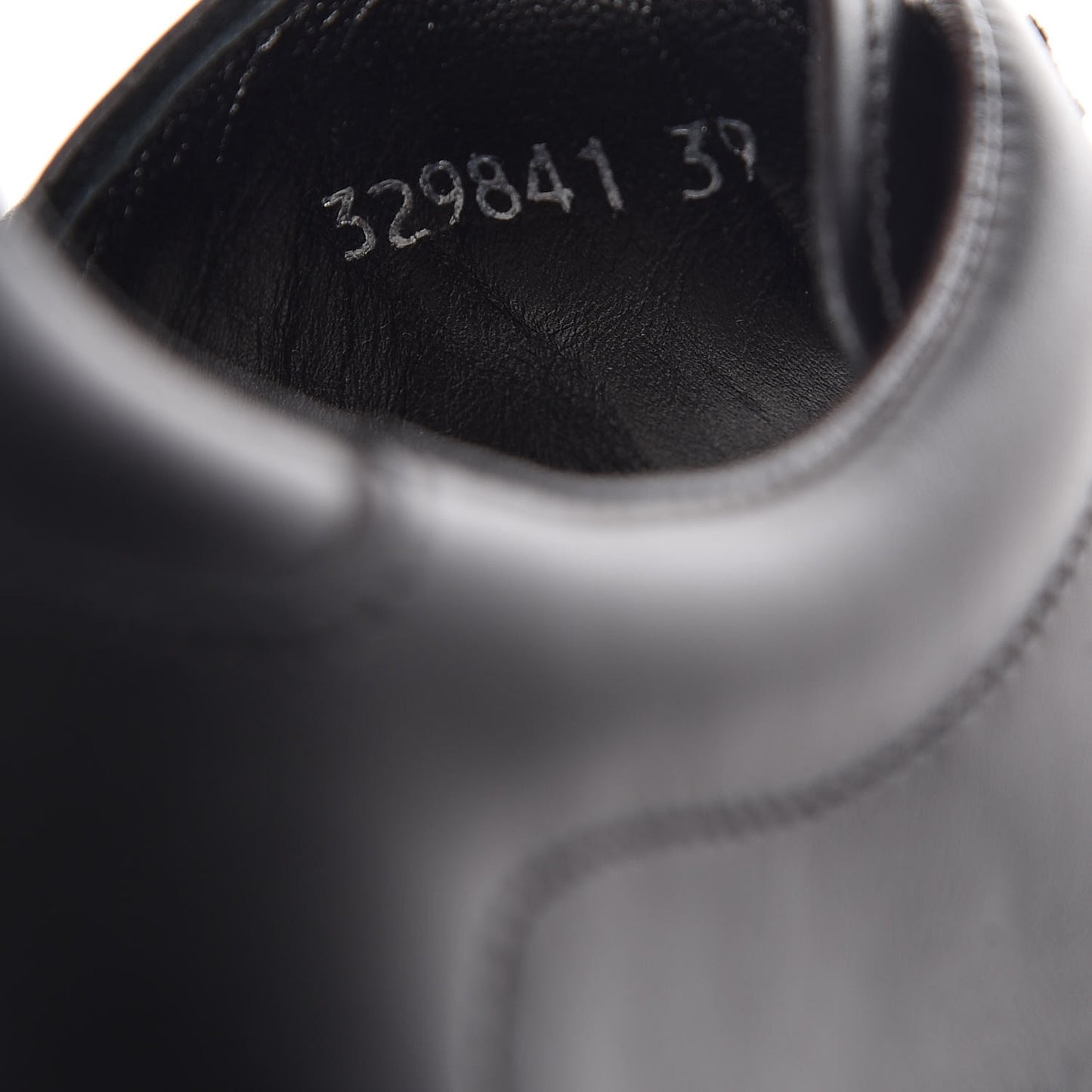 Calfskin Womens Interlocking G Sneakers 39 Black