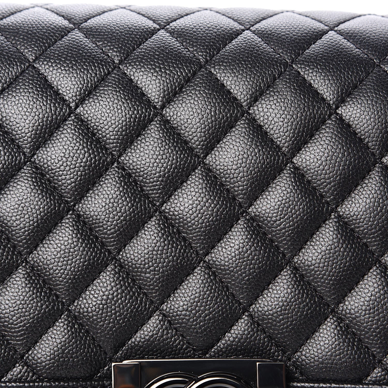 Chanel Caviar Quilted Medium Boy Flap So Black 10 of 11