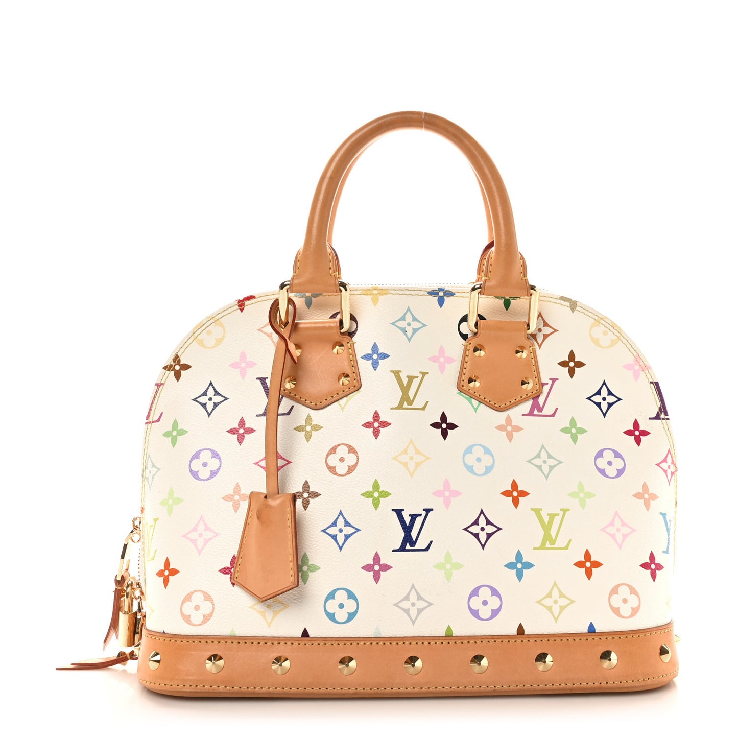 Monogram Multicolor Alma PM White