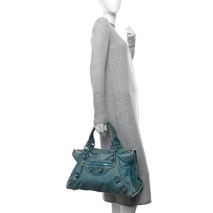 Balenciaga Agneau Giant 21 Silver Hardware Work Cyclade 2 of 15