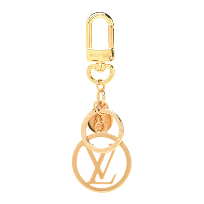 Louis Vuitton LV Circle Bag Charm Key Holder Gold 1 of 5