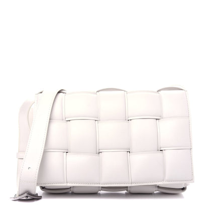 Bottega Veneta Nappa Maxi Intreccio Padded Cassette Crossbody Bag White 1 of 9