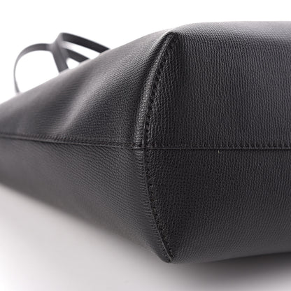 Fendi Vitello Vienna Enamel F is Fendi Shopping Tote Black Taupe 9 of 10