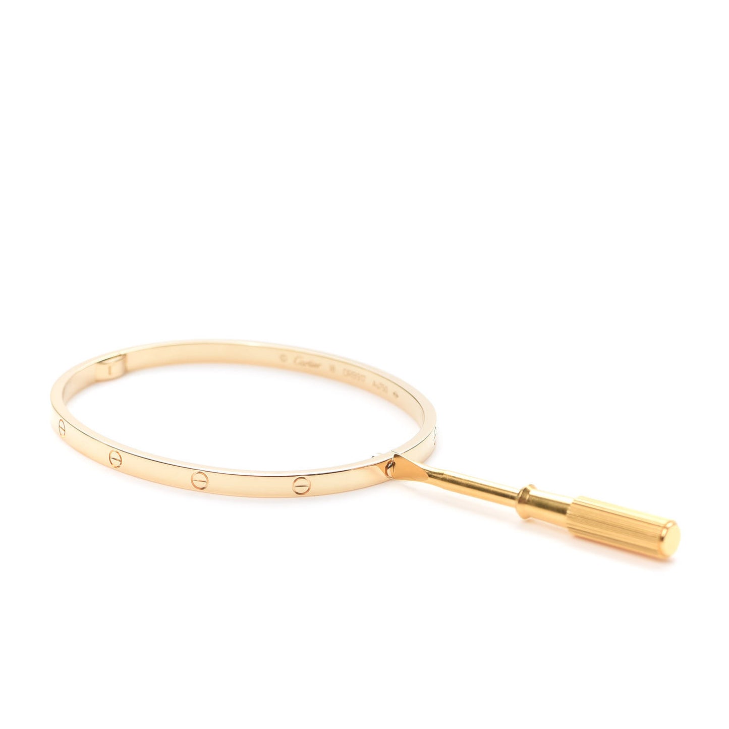 18K Yellow Gold Small LOVE Bracelet 18