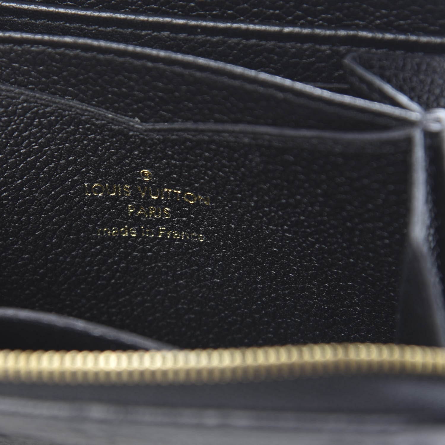 Louis Vuitton Empreinte Zippy Coin Purse Black 6 of 8