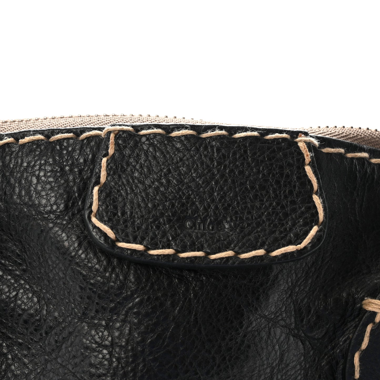 Calfskin Edith Dome Bowler Black
