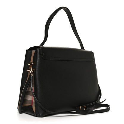Burberry Derby Calfskin House Check Medium Camberley Black 3 of 13