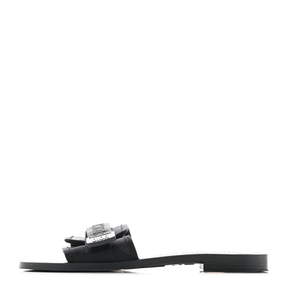 Christian Dior Technical Stretch Fabric Camouflage Dio(r)evolution Slide Sandals 39 Black Military 1 of 7