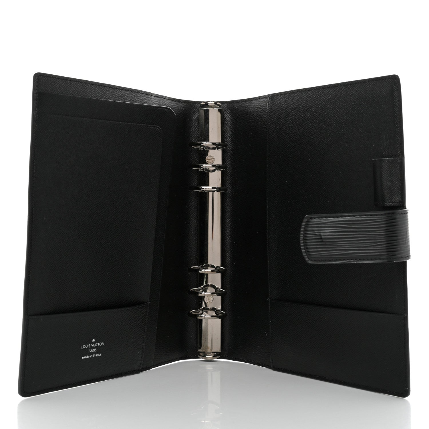 Louis Vuitton Epi Large Ring Agenda Black 4 of 8