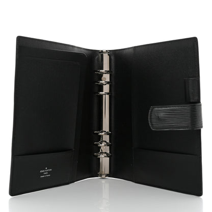 Louis Vuitton Epi Large Ring Agenda Black 4 of 8