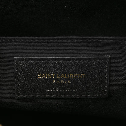 Saint Laurent Calfskin Matelasse Monogram Lou Camera Bag Washed Light Pink 5 of 7