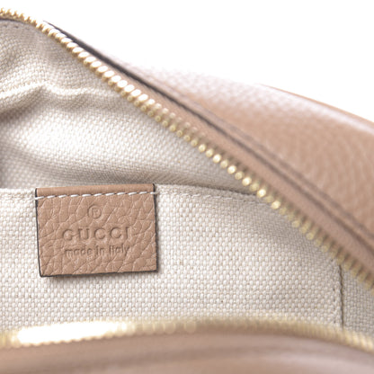 Gucci Pebbled Calfskin Small Soho Disco Bag Camelia 6 of 10
