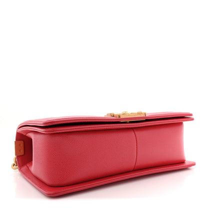 Chanel Caviar Quilted Medium Boy Flap Red 4 of 11