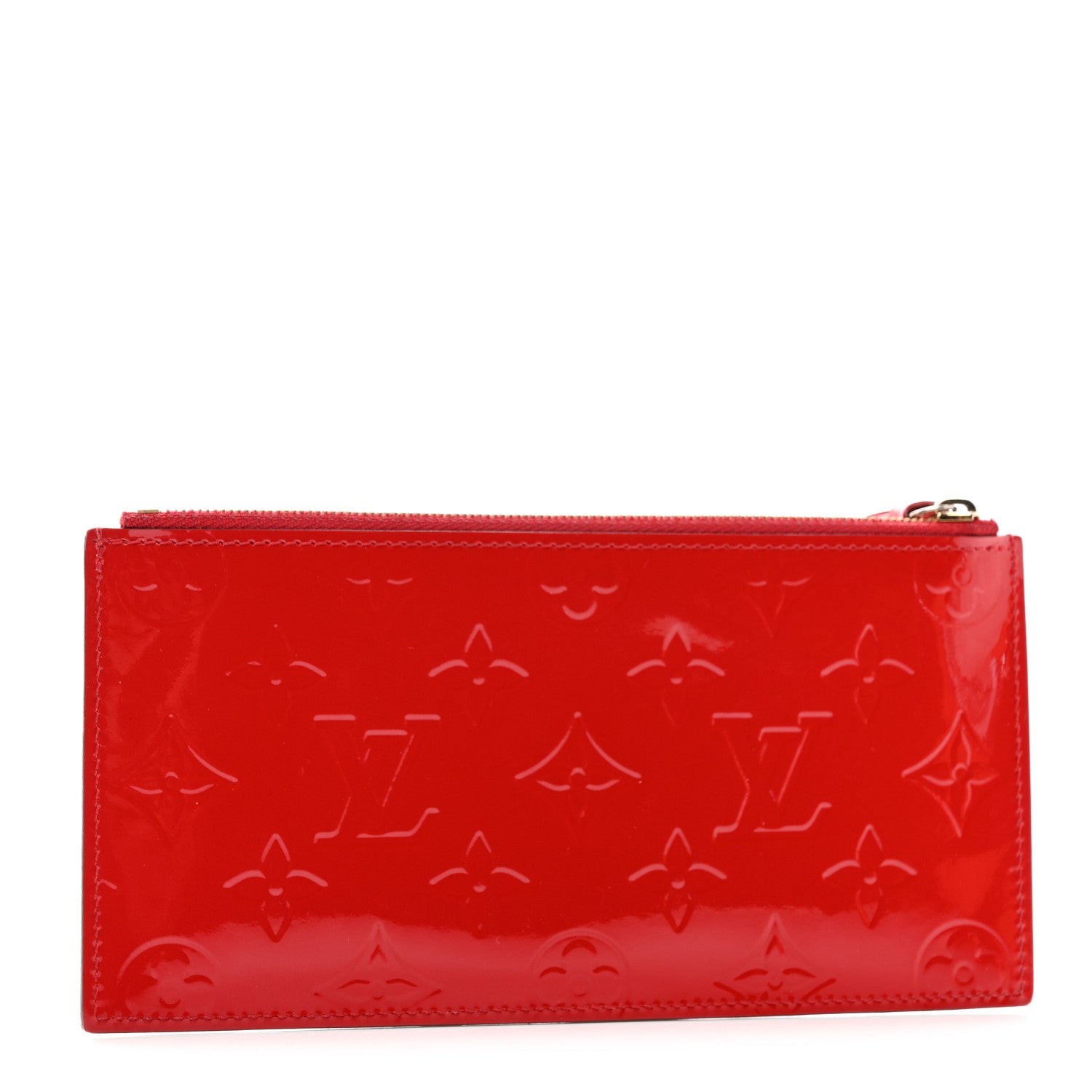 Louis Vuitton Vernis Felicie Chain Wallet Zippered Insert Cherry 3 of 7