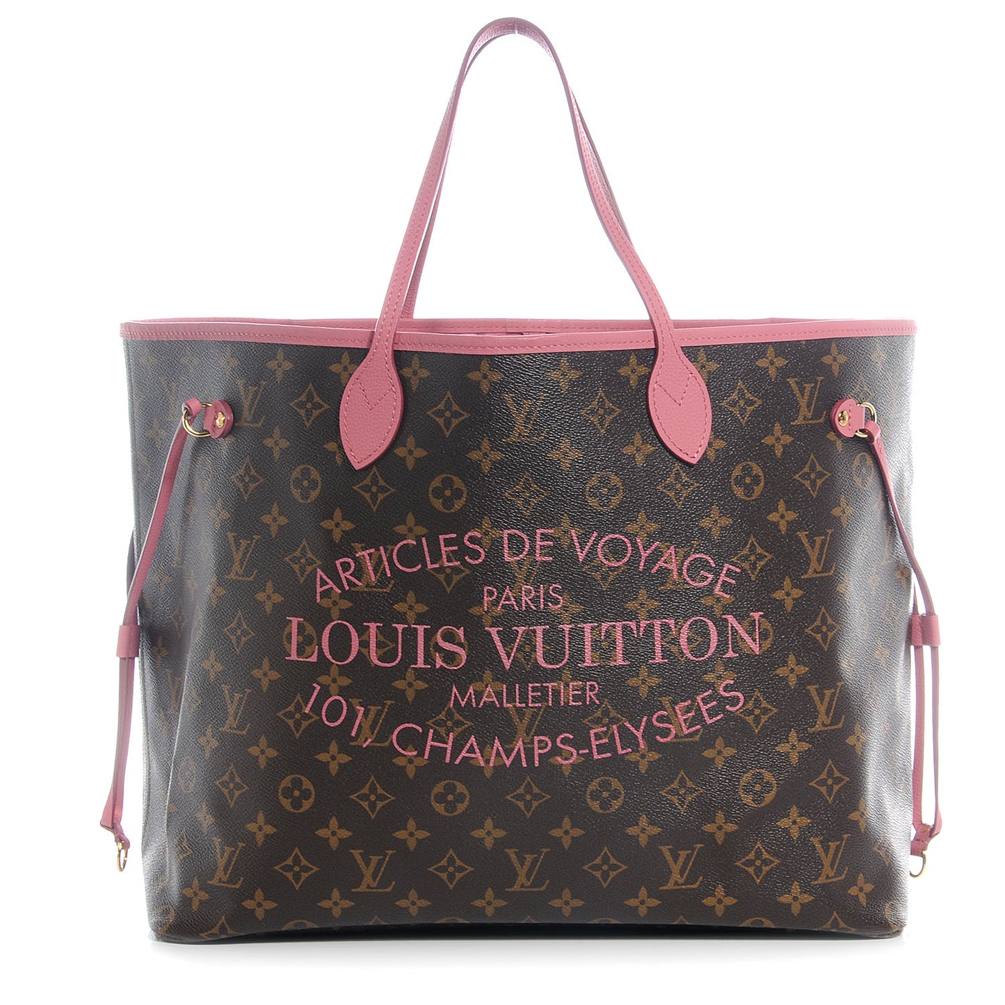 Monogram Articles de Voyage Ikat Neverfull GM Rose Velours