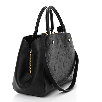 Louis Vuitton Empreinte Montaigne MM Black 3 of 14