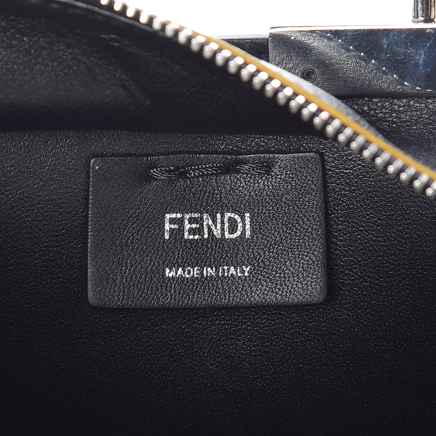 Fendi Vitello Dolce Mini 3Jours Tote Black 6 of 9