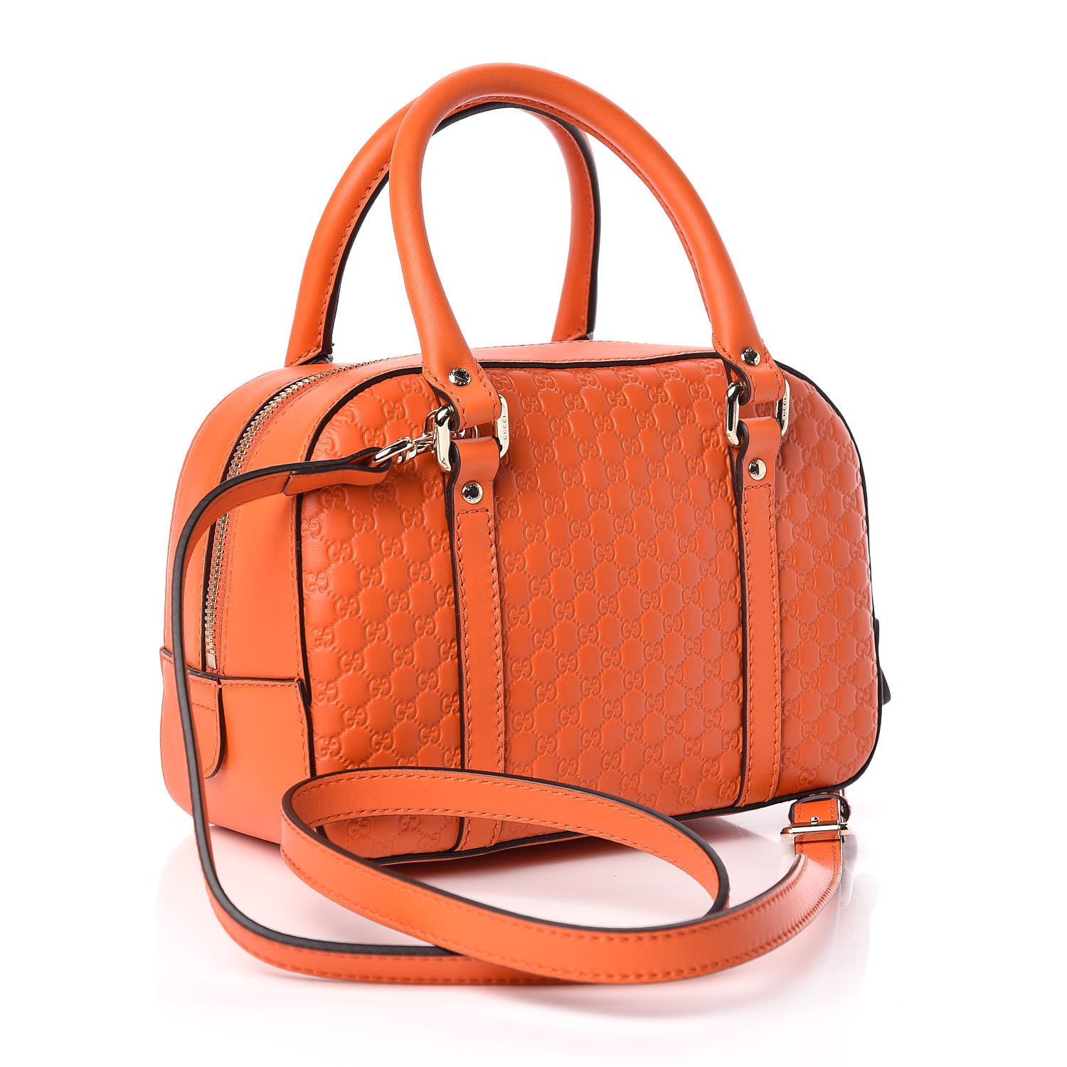 Gucci Soft Microguccissima Small Crossbody Bag Sun Orange 3 of 10