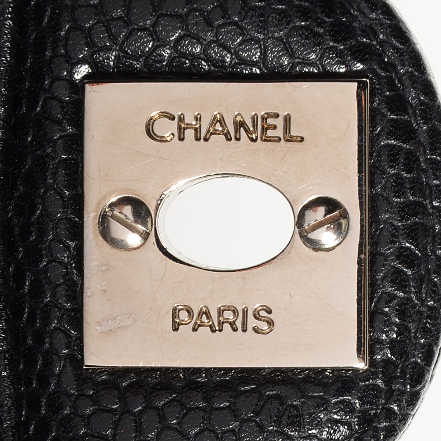Caviar Quilted Mini Square Flap Bag Black