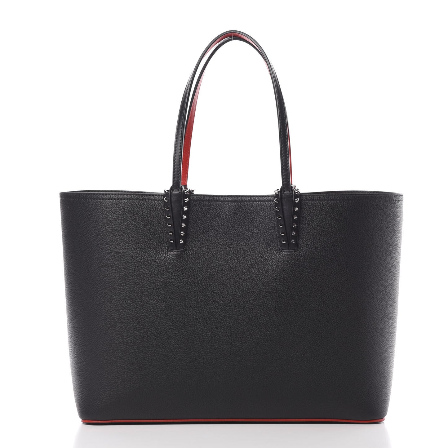 Calfskin Spikes East West Cabata Tote Black
