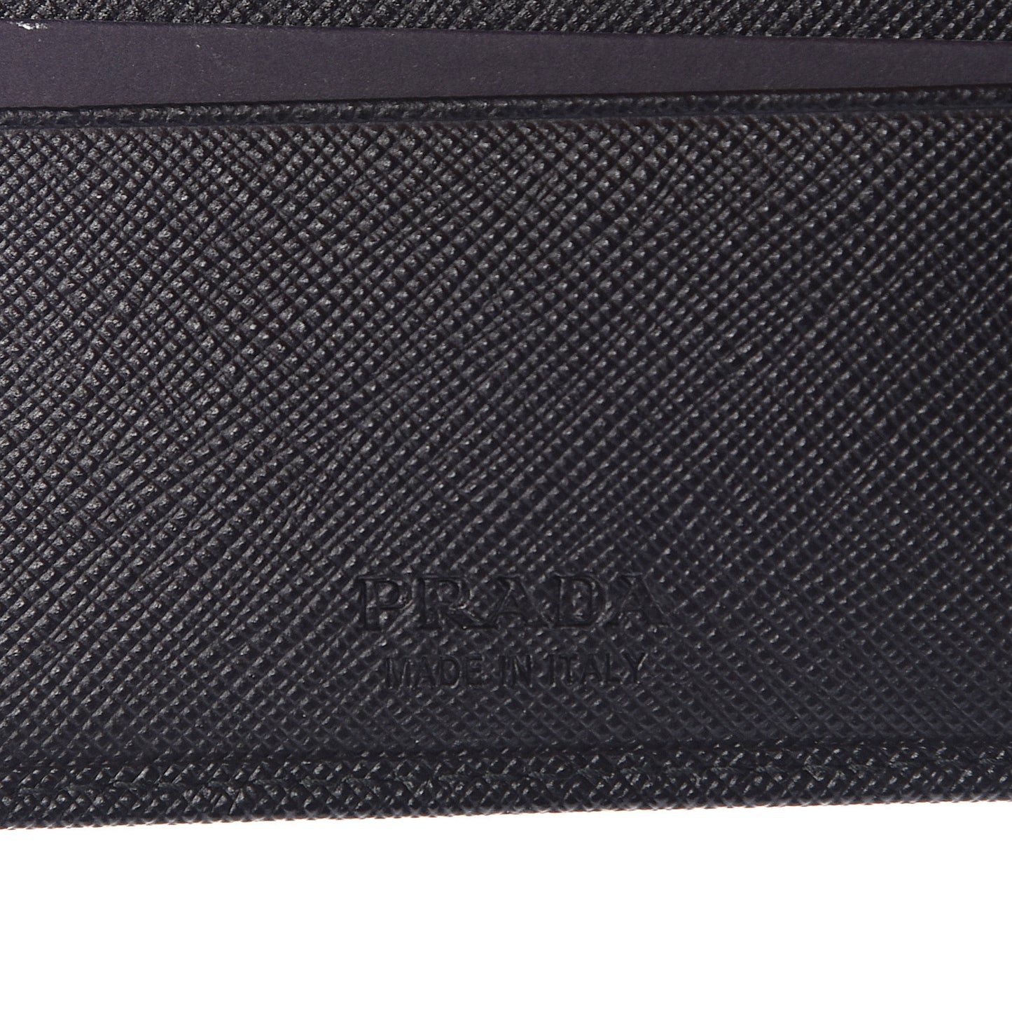 Saffiano Bi-Fold Wallet Black