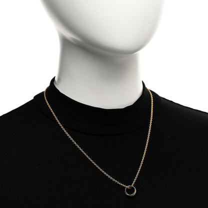 Cartier 18K Pink Yellow White Gold Trinity Pendant Necklace 2 of 4