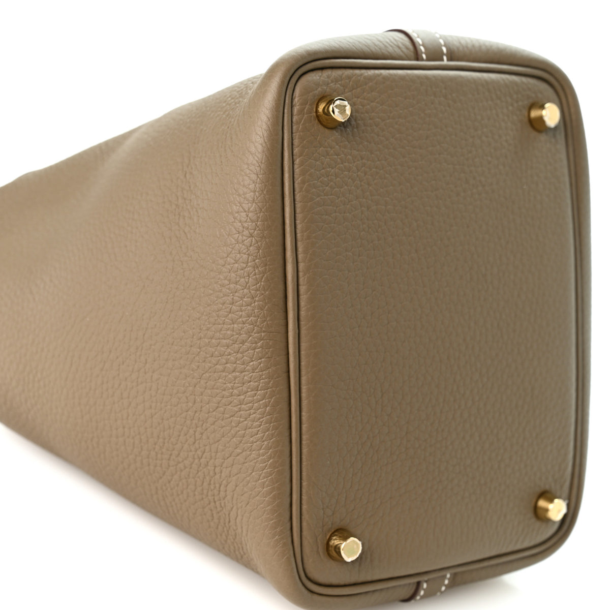 Hermes Taurillon Clemence Picotin Lock 18 PM Etoupe 8 of 9
