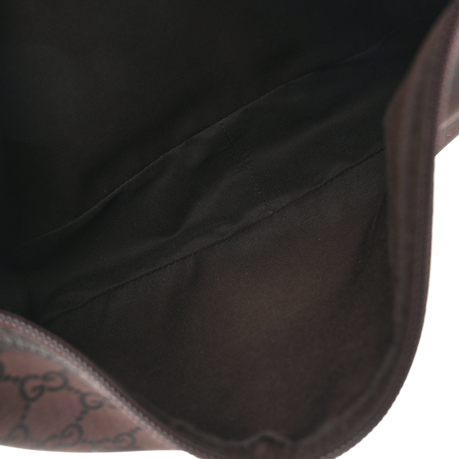 Gucci Nylon Monogram Shoulder Bag  Dark Brown 5 of 11