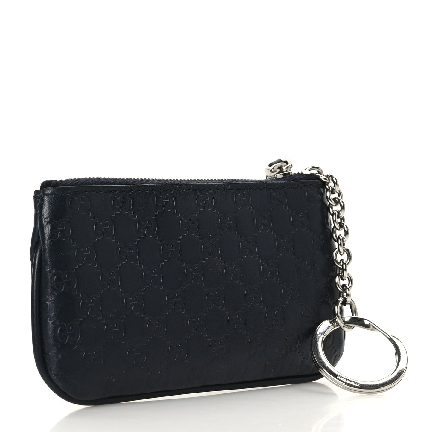 Microguccissima Key Ring Coin Case Black