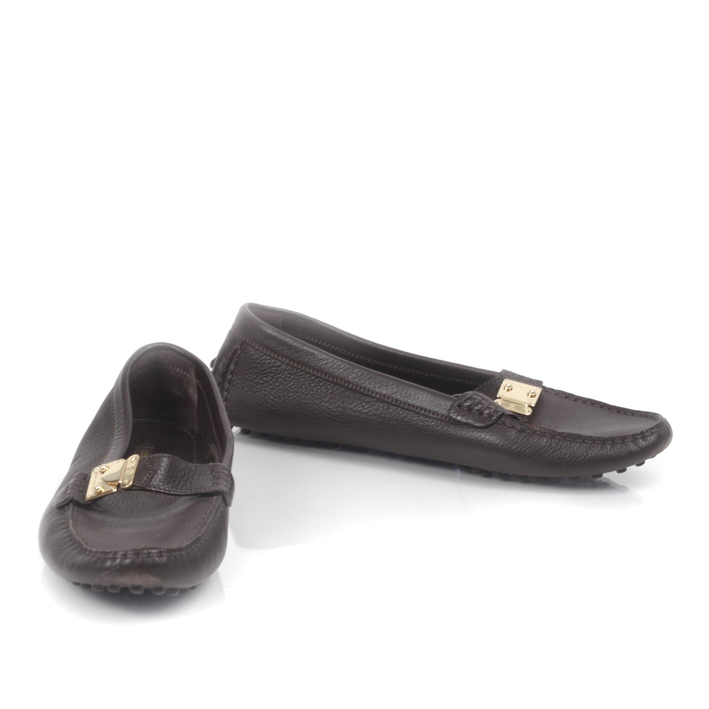 Suhali Lombok Driving Loafers 36.5 Brown
