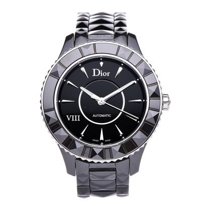 Christian Dior Stainless Steel Ceramic 38mm Dior VIII Automatic Watch Black 1 of 6