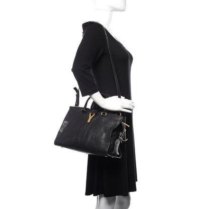 Saint Laurent Sheepskin Small Cabas ChYc Black 2 of 19