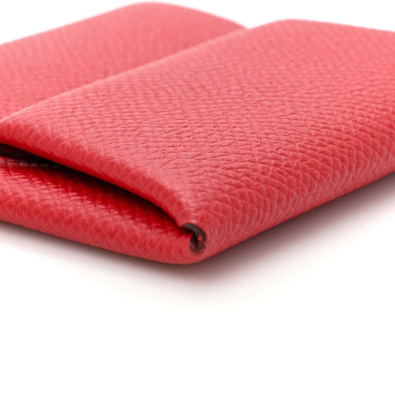 Hermes Epsom Bastia Coin Purse Rouge Casaque 9 of 11