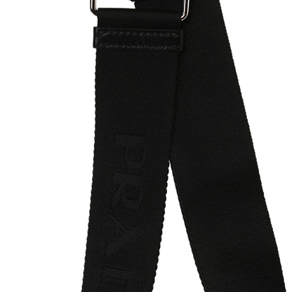 Prada Nylon Calfskin Identity Shoulder Bag Black 13 of 14