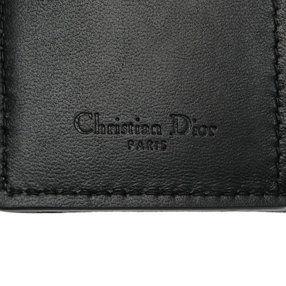 Christian Dior Lambskin Cannage Small Lady Dior Flap Card Holder Black 6 of 8